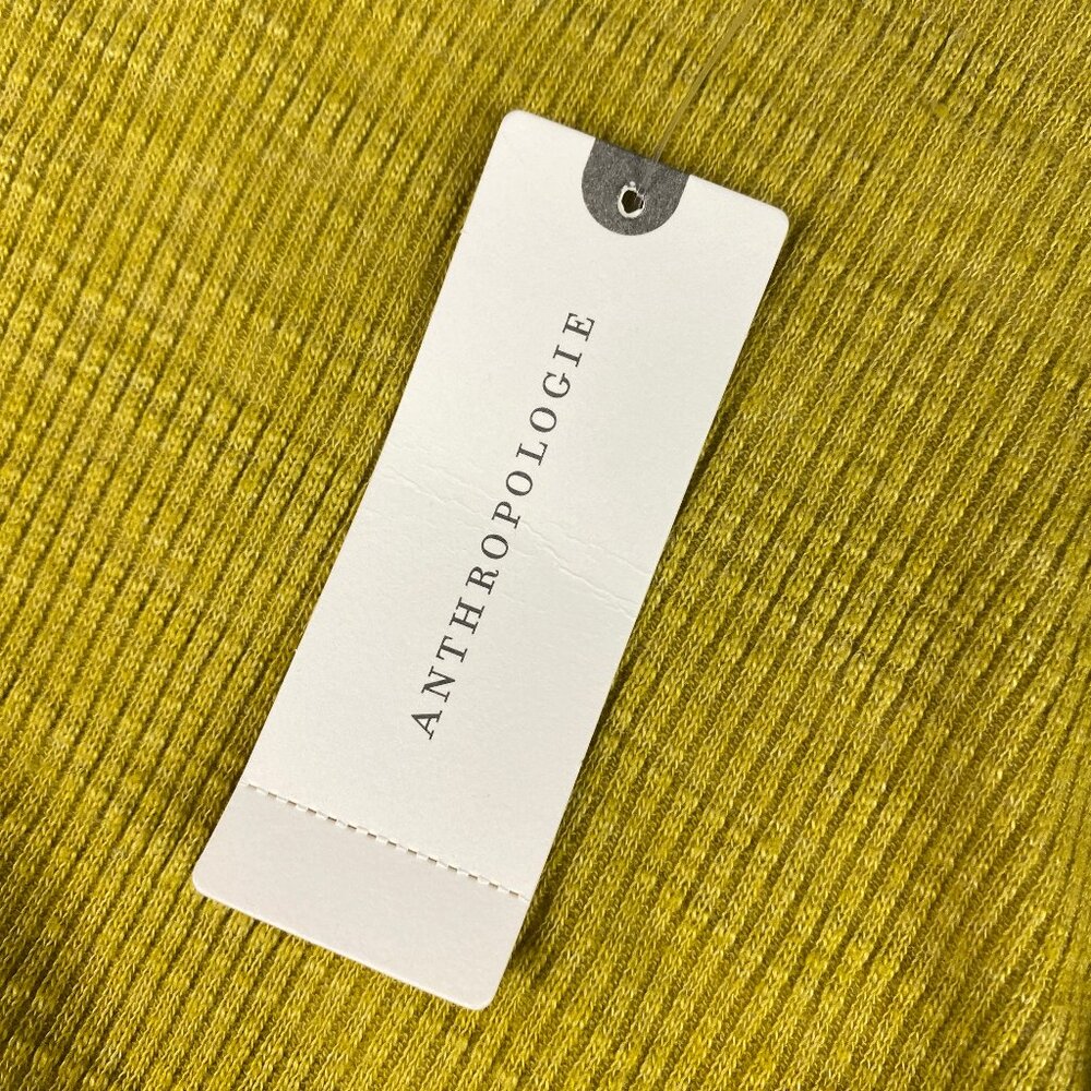 NWT Anthropologie T.La Gold Babydoll Peplum Top Women's Size Large - Picture 7 of 14